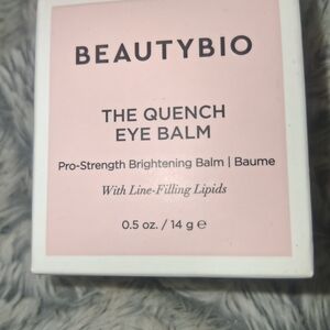 BeautyBio The Quench Eye Balm - Pink & White Packaging